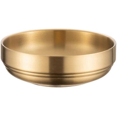 LISATR Assiette À Sauce Vintage, Assiette À Assaisonnement, Plat De Service Pour Apéritifs À La Maison-9x9cm-golden - Publicité LISATR Assiette À Sauce Vintage, Assiette À Assaisonnement, Plat De Service Pour Apéritifs À La Maison-9x9cm-golden - Publicité