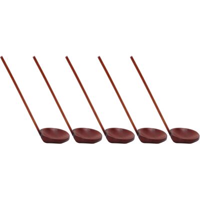 LBVIE Lot De 5 Cuillères En Bois, Manche Robuste, Polies À La Main, Légères, Imitation Écaille De Tortue Japonaise, Idéales Pour Les Restaurants Et Les Cadeaux. Non Poreuses. Publicité LBVIE Lot De 5 Cuillères En Bois, Manche Robuste, Polies À La Main, Légères, Imitation Écaille De Tortue Japonaise, Idéales Pour Les Restaurants Et Les Cadeaux. Non Poreuses. Publicité