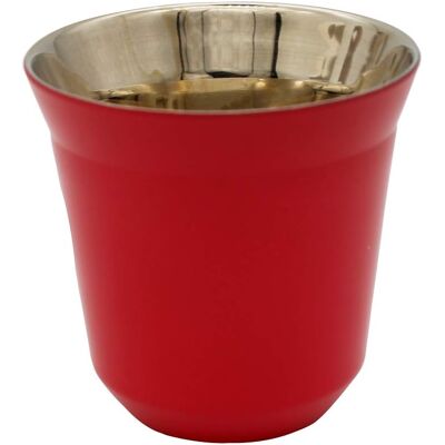 OEM 1 Pièce Tasse À Expresso, Double Paroi Isolante, Acier Inoxydable 304, Rouge, 80ml, Pour Café Thé Lait - Publicité OEM 1 Pièce Tasse À Expresso, Double Paroi Isolante, Acier Inoxydable 304, Rouge, 80ml, Pour Café Thé Lait - Publicité