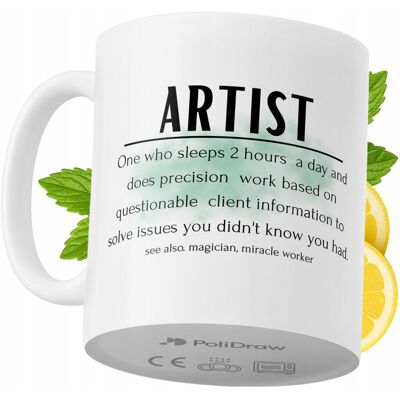 OEM Mug Humoristique Pour Artiste, Avec Un Texte Amusant Et Un Design Graphique Original. Idéal Pour Les Anniversaires, Les Fêtes Et Les Occasions Spéciales. Mug Premium Pour La Maison, Le Bureau Et Le Tr - Publicité OEM Mug Humoristique Pour Artiste, Avec Un Texte Amusant Et Un Design Graphique Original. Idéal Pour Les Anniversaires, Les Fêtes Et Les Occasions Spéciales. Mug Premium Pour La Maison, Le Bureau Et Le Tr - Publicité