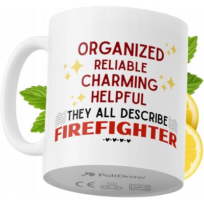 OEM Mug Humoristique Pour Pompier, Avec Un Texte Amusant Et Un Design Graphique Original. Idéal Pour Les Anniversaires, Les Fêtes Et Les Occasions Spéciales. Mug Premium Pour La Maison, Le Bureau Et Le Tr - Publicité OEM Mug Humoristique Pour Pompier, Avec Un Texte Amusant Et Un Design Graphique Original. Idéal Pour Les Anniversaires, Les Fêtes Et Les Occasions Spéciales. Mug Premium Pour La Maison, Le Bureau Et Le Tr - Publicité