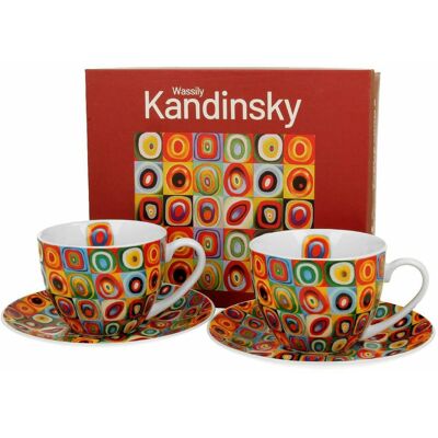 OEM Ensemble De 2 Carrés Kandinsky 270 Tasses - Publicité OEM Ensemble De 2 Carrés Kandinsky 270 Tasses - Publicité