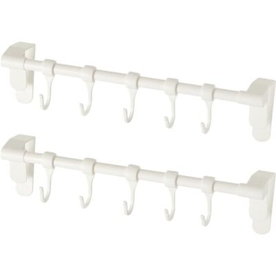 PUNNYB Serviettes Suspendu En Plastique Blanc Lot De 2 Robuste Et - Publicité PUNNYB Serviettes Suspendu En Plastique Blanc Lot De 2 Robuste Et - Publicité