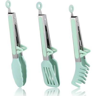 OEM 2 Pinces De Cuisine En Silicone, Résistantes À 315 °c, Anti-rayures, Idéales Pour Barbecue Et Pâtisserie - Publicité OEM 2 Pinces De Cuisine En Silicone, Résistantes À 315 °c, Anti-rayures, Idéales Pour Barbecue Et Pâtisserie - Publicité