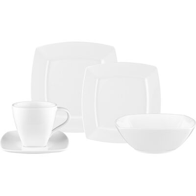 OEM Assiettes Blanches Arcadia 30 Pièces - Publicité OEM Assiettes Blanches Arcadia 30 Pièces - Publicité