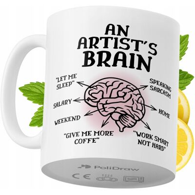 OEM Mug Humoristique Pour Artiste, Avec Un Texte Amusant Et Un Design Graphique Original. Idéal Pour Les Anniversaires, Les Fêtes Et Les Occasions Spéciales. Mug Premium Pour La Maison, Le Bureau Et Le Tr - Publicité OEM Mug Humoristique Pour Artiste, Avec Un Texte Amusant Et Un Design Graphique Original. Idéal Pour Les Anniversaires, Les Fêtes Et Les Occasions Spéciales. Mug Premium Pour La Maison, Le Bureau Et Le Tr - Publicité