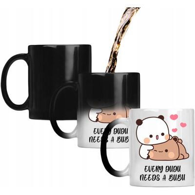 OEM Mug Magique Noir Dudu A Besoin D'Un Cadeau Bubu Pour Le Petit Ami De Sa Copine - Publicité OEM Mug Magique Noir Dudu A Besoin D'Un Cadeau Bubu Pour Le Petit Ami De Sa Copine - Publicité