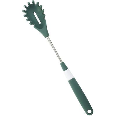BRINSEA Fourchette À Cuillère À Pâtes, Ustensile De Serveur À Spaghettis, Grappin De Nouilles En Silicone, Noyau Intérieur En Acier Inoxydable, - Publicité BRINSEA Fourchette À Cuillère À Pâtes, Ustensile De Serveur À Spaghettis, Grappin De Nouilles En Silicone, Noyau Intérieur En Acier Inoxydable, - Publicité