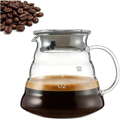 OEM 1 Verseuse, Verre Borosilicate, 600 Ml, Couvercle, Bec Anti-goutte, Maison Bureau - Publicité OEM 1 Verseuse, Verre Borosilicate, 600 Ml, Couvercle, Bec Anti-goutte, Maison Bureau - Publicité