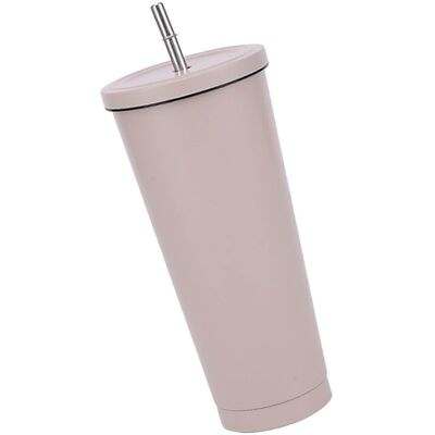 MCKENSA Tasse À Café Isotherme De 750 Ml En Acier Inoxydable Avec Couvercle Et Paille, Idéale Pour Les Voyages, La Maison, Le Camping Et Le Bureau. Couleur Kaki. Publicité MCKENSA Tasse À Café Isotherme De 750 Ml En Acier Inoxydable Avec Couvercle Et Paille, Idéale Pour Les Voyages, La Maison, Le Camping Et Le Bureau. Couleur Kaki. Publicité