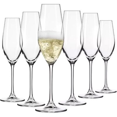 OEM Lot De 6 Verre,210 Ml,cristal Sans Plomb,hauteur 247 Mm,diamètre 75 Mm,maison Restaurant Réception - Publicité OEM Lot De 6 Verre,210 Ml,cristal Sans Plomb,hauteur 247 Mm,diamètre 75 Mm,maison Restaurant Réception - Publicité
