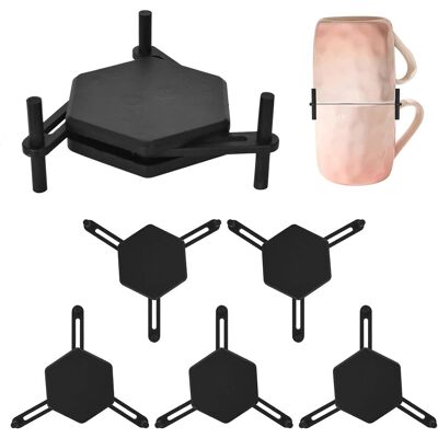 Generic 6pcs De Tasses À Café,empileur De Tasse À Café,support Tasse A Cafe Empilable,porte Mug,rangement Tasse, Pour Tasses À Thé Et Tasses À Café - Publicité Generic 6pcs De Tasses À Café,empileur De Tasse À Café,support Tasse A Cafe Empilable,porte Mug,rangement Tasse, Pour Tasses À Thé Et Tasses À Café - Publicité