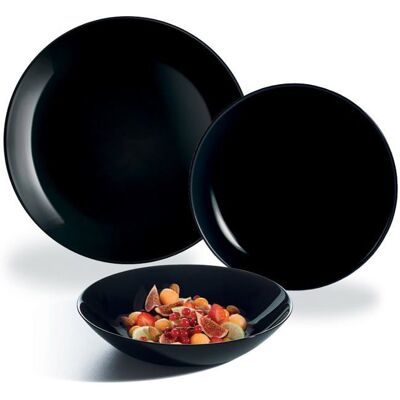 OEM 18 Pièces Service De Table Diwali, Opale Trempée Résistante, Effet Marbre, Assiettes Plates 25 Cm, Creuses 20 Cm, À Dessert 19 Cm, Usage Quotidien - Publicité OEM 18 Pièces Service De Table Diwali, Opale Trempée Résistante, Effet Marbre, Assiettes Plates 25 Cm, Creuses 20 Cm, À Dessert 19 Cm, Usage Quotidien - Publicité