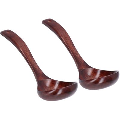 MCKENSA Ensemble De 2 Cuillères En Bois À Long Manche (9 Cm De Largeur) Pour Porridge, Café Et Desserts. Publicité MCKENSA Ensemble De 2 Cuillères En Bois À Long Manche (9 Cm De Largeur) Pour Porridge, Café Et Desserts. Publicité