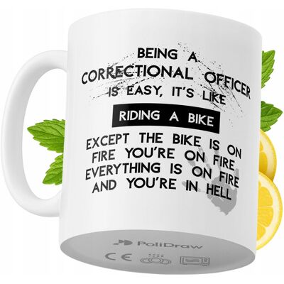 OEM Mug Humoristique Pour Agent Correctionnel, Avec Texte Amusant Et Design Graphique. Idéal Pour Les Anniversaires, Les Fêtes Et Les Jours Fériés. Mug Premium Pour Occasions Spéciales, À La Maison Ou Au - Publicité OEM Mug Humoristique Pour Agent Correctionnel, Avec Texte Amusant Et Design Graphique. Idéal Pour Les Anniversaires, Les Fêtes Et Les Jours Fériés. Mug Premium Pour Occasions Spéciales, À La Maison Ou Au - Publicité