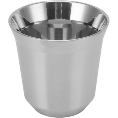 HEAT Mug Isotherme En Acier Inoxydable 304 À Double Paroi, 80 Ml, Idéal Pour La Maison Et Le Camping. Publicité HEAT Mug Isotherme En Acier Inoxydable 304 À Double Paroi, 80 Ml, Idéal Pour La Maison Et Le Camping. Publicité