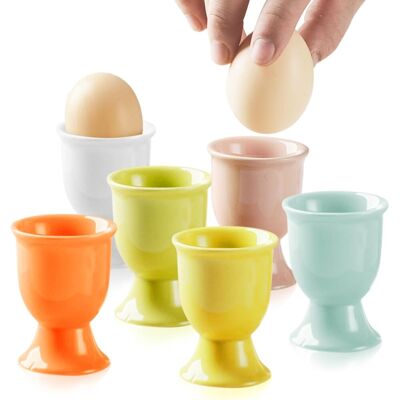 OEM Ensemble De 6 Coquetiers En Céramique, Coquetiers En Céramique Colorés, Ensemble De 6 Coquetiers, Coquetiers Pour Le Petit-déjeuner, Ronds Avec Base, 6 Couleurs À Assortir, Coquetiers De Table - Publicité OEM Ensemble De 6 Coquetiers En Céramique, Coquetiers En Céramique Colorés, Ensemble De 6 Coquetiers, Coquetiers Pour Le Petit-déjeuner, Ronds Avec Base, 6 Couleurs À Assortir, Coquetiers De Table - Publicité