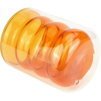 MCKENSA Mug En Verre Double Paroi De 200 Ml Résistant À La Chaleur, Motif Spirale 3d, Idéal Pour Le Bureau, La Maison Et L'École (jaune) - Publicité MCKENSA Mug En Verre Double Paroi De 200 Ml Résistant À La Chaleur, Motif Spirale 3d, Idéal Pour Le Bureau, La Maison Et L'École (jaune) - Publicité