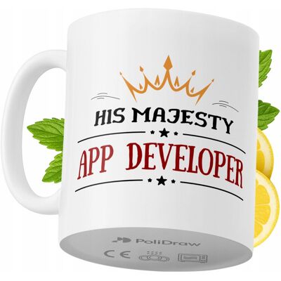 OEM Mug Humoristique Pour Développeur D'Applications, Avec Un Texte Amusant Et Un Design Graphique Original. Idéal Pour Les Anniversaires, Les Fêtes Et Les Occasions Spéciales. Mug Premium Pour La Maison, - Publicité OEM Mug Humoristique Pour Développeur D'Applications, Avec Un Texte Amusant Et Un Design Graphique Original. Idéal Pour Les Anniversaires, Les Fêtes Et Les Occasions Spéciales. Mug Premium Pour La Maison, - Publicité