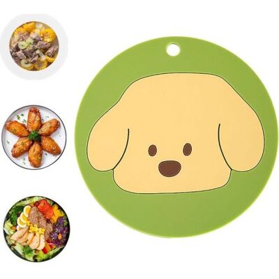 Bunthaus Csparkv 4 Pcs Dessous-de-verre Rond De Dessin Animé Set De Table De Dessin Animé Avec Isolation Thermique Dessous De Verre Absorbant Avec Motif De Chien, Coussinets Isolants - Publicité Bunthaus Csparkv 4 Pcs Dessous-de-verre Rond De Dessin Animé Set De Table De Dessin Animé Avec Isolation Thermique Dessous De Verre Absorbant Avec Motif De Chien, Coussinets Isolants - Publicité
