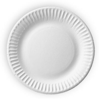 OEM Assiettes En Carton Blanches De 15 Cm, Lot De 100. Publicité OEM Assiettes En Carton Blanches De 15 Cm, Lot De 100. Publicité