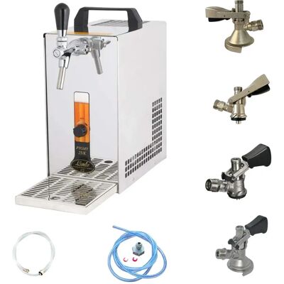 ICH-ZAPFE Ensemble Complet Tireuse A Biere Avec Pompe À Membrane - Pygmy 25/k, Machine A Biere, Pompe A Biere 1 Ligne, 35 Litres/h, Professionnelle, Green Line, Keg: Set Tous De Tete De Fut - Publicité ICH-ZAPFE Ensemble Complet Tireuse A Biere Avec Pompe À Membrane - Pygmy 25/k, Machine A Biere, Pompe A Biere 1 Ligne, 35 Litres/h, Professionnelle, Green Line, Keg: Set Tous De Tete De Fut - Publicité