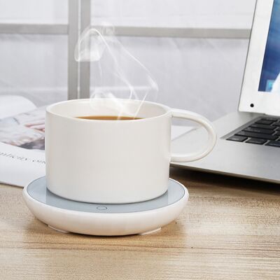 MCKENSA Chauffe-tasses Chauffant Pour Thé, Café Et Lait, Idéal Pour La Maison Et Le Bureau (prise Ue 220 V) - Publicité MCKENSA Chauffe-tasses Chauffant Pour Thé, Café Et Lait, Idéal Pour La Maison Et Le Bureau (prise Ue 220 V) - Publicité