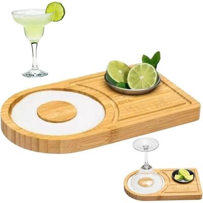 OEM Givrier À Cocktails En Bambou Sel Et Sucre, Plateau À Glaçage En Verre De 9,5 X 5 Pouces, Convient Aux Verres Larges Jusqu'à 4,7 Pouces, Assaisonnement Pour Cocktails Et Boissons De Fête. Publicité OEM Givrier À Cocktails En Bambou Sel Et Sucre, Plateau À Glaçage En Verre De 9,5 X 5 Pouces, Convient Aux Verres Larges Jusqu'à 4,7 Pouces, Assaisonnement Pour Cocktails Et Boissons De Fête. Publicité