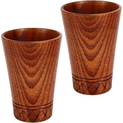 SANS MARQUE Lot De 2 Tasses À Thé En Bois De 300 Ml – Tasse En Bois Naturel Faite À La Main Pour Café, Thé Et Boissons Chaudes, Tasse À Café Portable En Bois Pour La Maison Et Le Bureau - Publicité SANS MARQUE Lot De 2 Tasses À Thé En Bois De 300 Ml – Tasse En Bois Naturel Faite À La Main Pour Café, Thé Et Boissons Chaudes, Tasse À Café Portable En Bois Pour La Maison Et Le Bureau - Publicité
