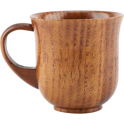 MCKENSA Tasse Portable En Bois Naturel Avec Anse, Tasse À Thé, À Café, À Bière Ou À Jus (2) - Publicité MCKENSA Tasse Portable En Bois Naturel Avec Anse, Tasse À Thé, À Café, À Bière Ou À Jus (2) - Publicité