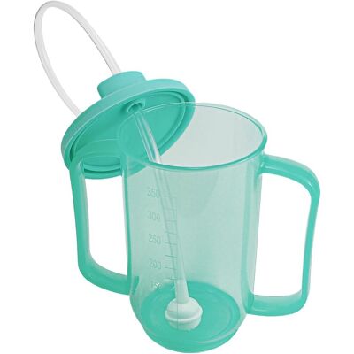 OEM Gobelet D'Apprentissage Pour Personnes Âgées, Gourde Pour Adultes Handicapés, Mug De Voyage Vert 350 Ml Avec Poignées Ergonomiques, Bec Anti-éclaboussures Et Couvercle De Voyage - Publicité OEM Gobelet D'Apprentissage Pour Personnes Âgées, Gourde Pour Adultes Handicapés, Mug De Voyage Vert 350 Ml Avec Poignées Ergonomiques, Bec Anti-éclaboussures Et Couvercle De Voyage - Publicité