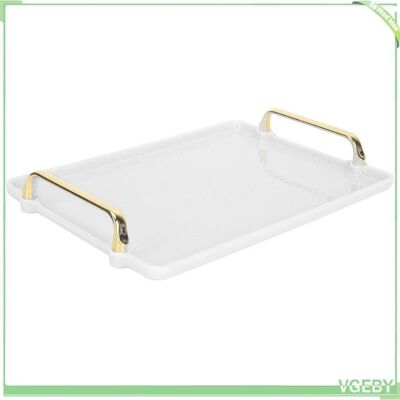 OEM Plateau Décoratif - Fafeicy - Modèle Élégant - Poignées Plaquées Or - Texture Imprimée - Plastique Durable - Publicité OEM Plateau Décoratif - Fafeicy - Modèle Élégant - Poignées Plaquées Or - Texture Imprimée - Plastique Durable - Publicité