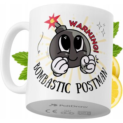 OEM Mug Humoristique Pour Facteur, Avec Un Texte Amusant Et Un Design Graphique Original. Idéal Pour Les Anniversaires, Les Fêtes Et Les Occasions Spéciales. Mug Premium Pour La Maison, Le Bureau Et Le Tr - Publicité OEM Mug Humoristique Pour Facteur, Avec Un Texte Amusant Et Un Design Graphique Original. Idéal Pour Les Anniversaires, Les Fêtes Et Les Occasions Spéciales. Mug Premium Pour La Maison, Le Bureau Et Le Tr - Publicité