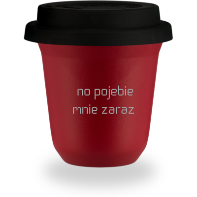 OEM Mug Rouge De 80 Ml Avec L'Inscription « Non, Baise-moi Maintenant », Couvercle Noir - Publicité OEM Mug Rouge De 80 Ml Avec L'Inscription « Non, Baise-moi Maintenant », Couvercle Noir - Publicité