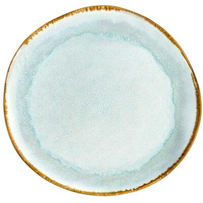 OEM 6 Assiettes Plates 28 Cm, Grès Réactif Émaillé, Finition Extérieure Grainée Anthracite, Collection Shadow Aqua, Usage Quotidien Et Repas Conviviaux - Publicité OEM 6 Assiettes Plates 28 Cm, Grès Réactif Émaillé, Finition Extérieure Grainée Anthracite, Collection Shadow Aqua, Usage Quotidien Et Repas Conviviaux - Publicité