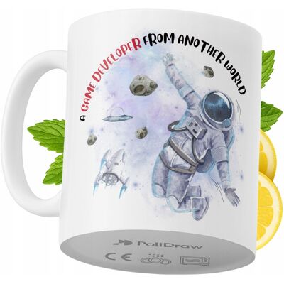 OEM Mug Humoristique Pour Développeur De Jeux Vidéo, Avec Un Texte Amusant Et Un Design Graphique Original. Idéal Pour Les Anniversaires, Les Fêtes Et Les Occasions Spéciales. Mug Premium Pour La Maison, - Publicité OEM Mug Humoristique Pour Développeur De Jeux Vidéo, Avec Un Texte Amusant Et Un Design Graphique Original. Idéal Pour Les Anniversaires, Les Fêtes Et Les Occasions Spéciales. Mug Premium Pour La Maison, - Publicité