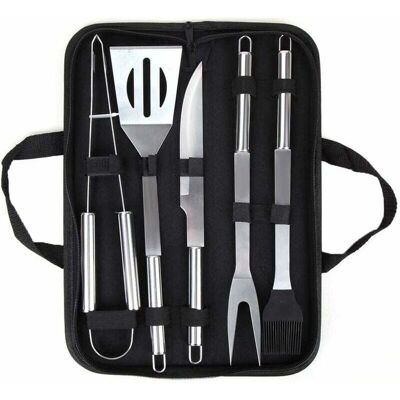 OEM Ulisemensemble Ustensiles De Barbecue Mallette En Aluminium, Accessoire De Barbecue Professionnel,parfaite Set De Couverts Barbecue Libre Pour Les Hommes Papa Cadeau D'Anniversaire(5 Pièces) - Publicité OEM Ulisemensemble Ustensiles De Barbecue Mallette En Aluminium, Accessoire De Barbecue Professionnel,parfaite Set De Couverts Barbecue Libre Pour Les Hommes Papa Cadeau D'Anniversaire(5 Pièces) - Publicité