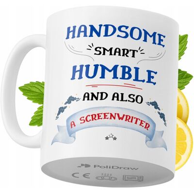 OEM Mug Humoristique Pour Scénariste, Avec Texte Amusant Et Design Graphique. Idéal Pour Les Anniversaires, Les Fêtes Et Les Occasions Spéciales. Mug Premium Pour La Maison, Le Bureau Et Le Travail. Blanc - Publicité OEM Mug Humoristique Pour Scénariste, Avec Texte Amusant Et Design Graphique. Idéal Pour Les Anniversaires, Les Fêtes Et Les Occasions Spéciales. Mug Premium Pour La Maison, Le Bureau Et Le Travail. Blanc - Publicité