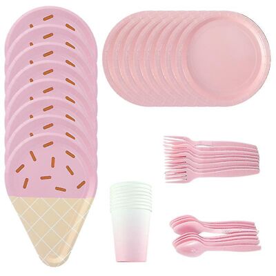 LISATR Assiettes En Papier Et En Plastique Pour Les Fêtes - Publicité LISATR Assiettes En Papier Et En Plastique Pour Les Fêtes - Publicité