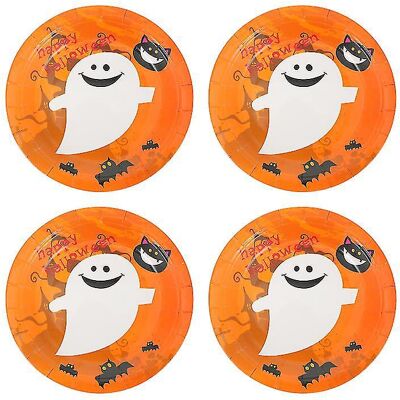 YUDO 20 Assiettes En Carton Pour Décorations D'Halloween - Publicité YUDO 20 Assiettes En Carton Pour Décorations D'Halloween - Publicité