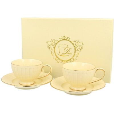 OEM Lot De 2 Tasses À Expresso Nina Écrues - Publicité OEM Lot De 2 Tasses À Expresso Nina Écrues - Publicité