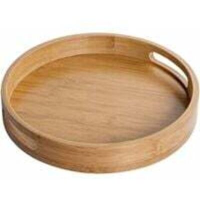OEM Plateau De Service Rond En Bambou Naturel 40x40x5 Cm – Poignées Intégrées – Pour Collations, Fruits Et Café – Poids Max 8 Kg - Publicité OEM Plateau De Service Rond En Bambou Naturel 40x40x5 Cm – Poignées Intégrées – Pour Collations, Fruits Et Café – Poids Max 8 Kg - Publicité