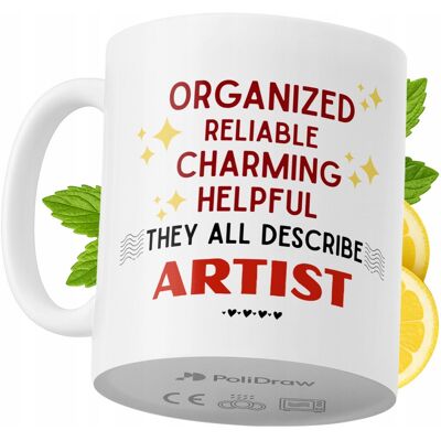OEM Mug Humoristique Pour Artiste, Avec Un Texte Amusant Et Un Design Graphique Original. Idéal Pour Les Anniversaires, Les Fêtes Et Les Occasions Spéciales. Mug Premium Pour La Maison, Le Bureau Et Le Tr - Publicité OEM Mug Humoristique Pour Artiste, Avec Un Texte Amusant Et Un Design Graphique Original. Idéal Pour Les Anniversaires, Les Fêtes Et Les Occasions Spéciales. Mug Premium Pour La Maison, Le Bureau Et Le Tr - Publicité