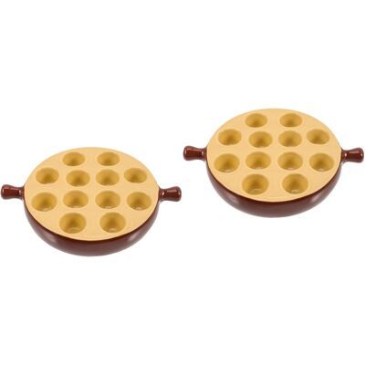 GRASSLIN 2 Pièces Plat À Escargots, Céramique Résistante, Design Traditionnel, Pour Maison Et Restaurant - Publicité GRASSLIN 2 Pièces Plat À Escargots, Céramique Résistante, Design Traditionnel, Pour Maison Et Restaurant - Publicité