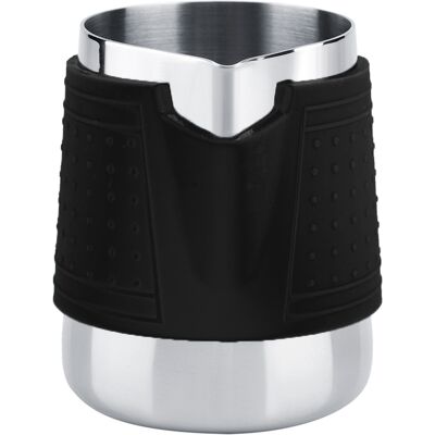 MCKENSA Tasse À Café En Acier Inoxydable Pour Faire Mousser Le Lait, Pichet À Latte Résistant À La Chaleur (noir) - Publicité MCKENSA Tasse À Café En Acier Inoxydable Pour Faire Mousser Le Lait, Pichet À Latte Résistant À La Chaleur (noir) - Publicité