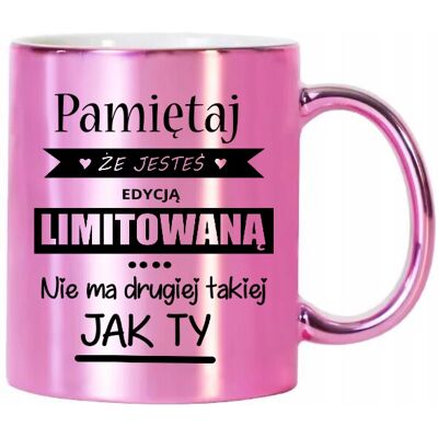 OEM Mug Rose Métallisé, Cadeau Idéal Pour Une Petite Amie, Une Épouse, Pour Diverses Occasions. Publicité OEM Mug Rose Métallisé, Cadeau Idéal Pour Une Petite Amie, Une Épouse, Pour Diverses Occasions. Publicité