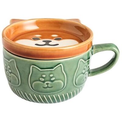 Cellfast Tasse À Café,tasse À Thé En Céramique Créative,tasse À Café Shiba Avec Couvercles,tasse De Petit Déjeuner,pour Tasse A Bec - Publicité Cellfast Tasse À Café,tasse À Thé En Céramique Créative,tasse À Café Shiba Avec Couvercles,tasse De Petit Déjeuner,pour Tasse A Bec - Publicité