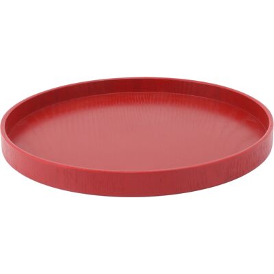 MCKENSA Plateau À Thé Rond En Bois Rouge Vin, Assiette À Thé Verte, Plat De Service Pour La Cuisson Du Thé, Idéal Pour La Maison Ou Le Salon De Thé, 24 Cm / 9,45 Pouces - Publicité MCKENSA Plateau À Thé Rond En Bois Rouge Vin, Assiette À Thé Verte, Plat De Service Pour La Cuisson Du Thé, Idéal Pour La Maison Ou Le Salon De Thé, 24 Cm / 9,45 Pouces - Publicité