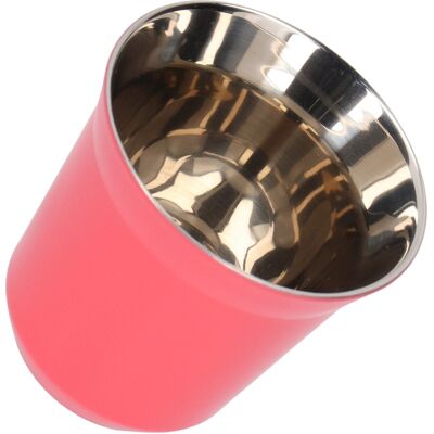 MCKENSA Mug À Café Portable En Acier Inoxydable 304, 80 Ml, Rose Rouge, Idéal Pour Le Camping Et Les Voyages. Publicité MCKENSA Mug À Café Portable En Acier Inoxydable 304, 80 Ml, Rose Rouge, Idéal Pour Le Camping Et Les Voyages. Publicité