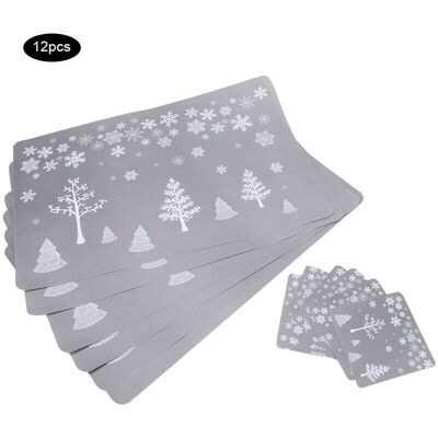 OEM Tapis De Tasse De Thé Imprimé De Nol, 12 Pièces, Sous-verres, Théière, Placement, Tapis De Table, Décoration-crezuo - Publicité OEM Tapis De Tasse De Thé Imprimé De Nol, 12 Pièces, Sous-verres, Théière, Placement, Tapis De Table, Décoration-crezuo - Publicité